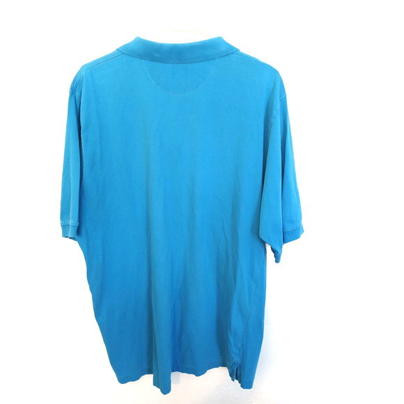 Chaps Ralph Lauren Polo Shirt Men’s XL Blue Crest Logo Short Sleeve Cotton - Picture 3 of 3